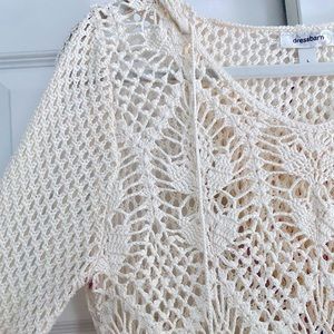Dressbarn Chrochet Long Sleeve